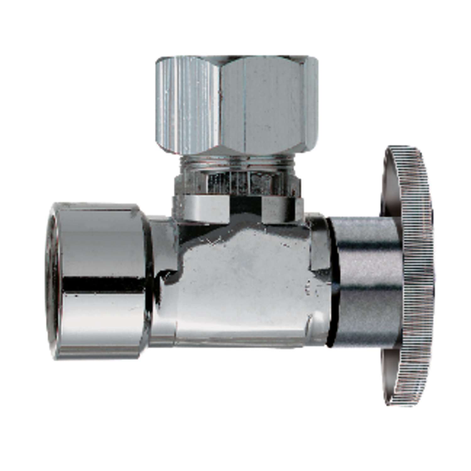 Ace 1/2 in. FIP x 1/2 in. Compression/Slip Joint Brass Angle Stop Valve