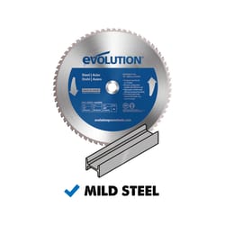 Evolution 14 in. D X 1 in. Tungsten Carbide Tipped Ferrous Metal Saw Blade 66 teeth 1 pk