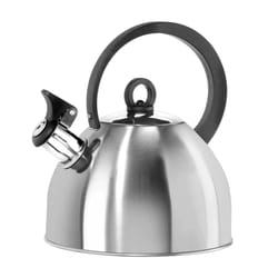 OGGI Silver Whistling Stainless Steel 1.9 L Tea Kettle