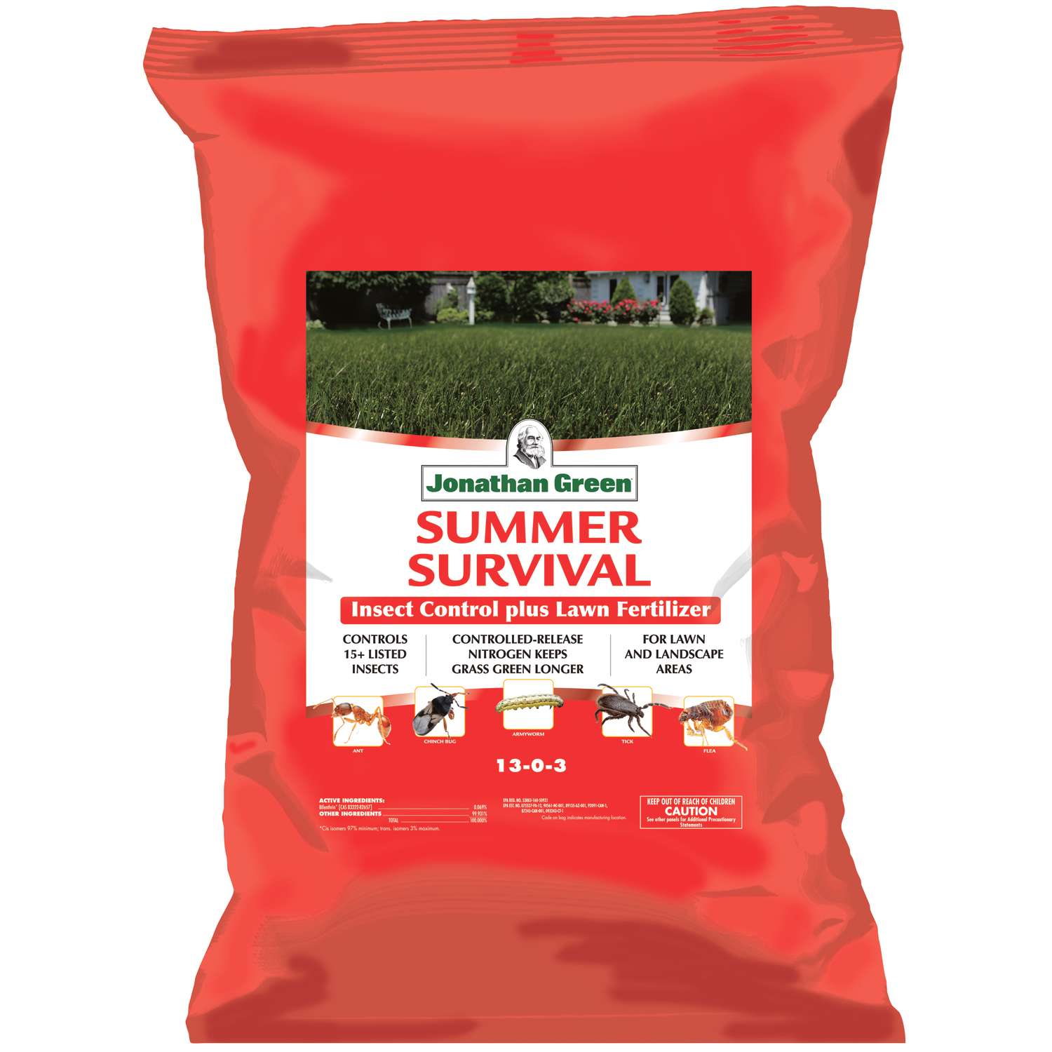 Jonathan Green Summer Survival 1303 Insect Control Lawn Food For All