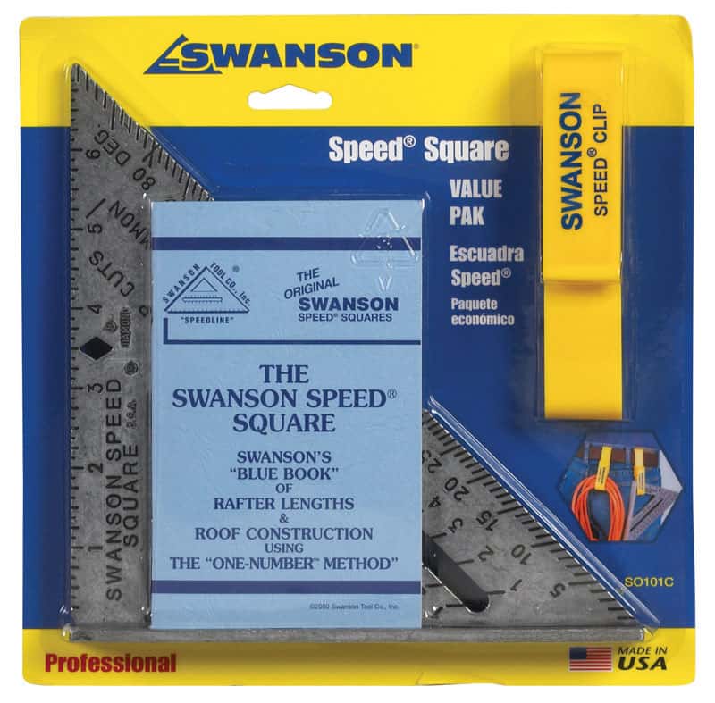 H Aluminum  Speed Square  Silver Swanson  10 in L x 1 in 