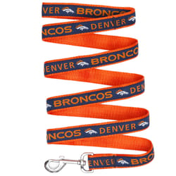 Pets First Team Colors Denver Broncos Nylon Dog Leash Small