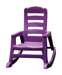Adams Lil' Easy Bright Violet Polypropylene Kid's Rocking Chair