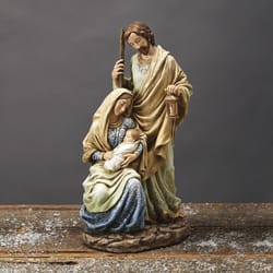 Roman Santa Multicolored Holy Family Indoor Christmas Decor 10.5 in.