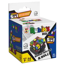 Spin Master Rubik's Roll Pack N' Go Cube Game Multicolored