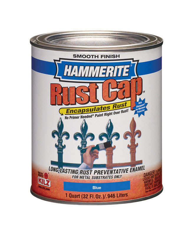 UPC 051652000160 product image for Hammerite Rust Cap Rust Preventative Paint in Blue (44290) | upcitemdb.com