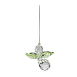 Woodstock Chimes Crystal Guardian Angel Peridot Wind Chime