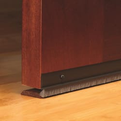 M-D BUILDING PRODUCTS Brown Vinyl Brush Sweep For Doors 36 in. L X 1.5 in.