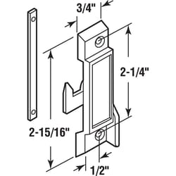 Prime-Line Chrome Black Die-Cast Zinc Sash Lock 1 pk