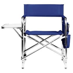 Picnic Time Oniva Navy Blue Folding Chair