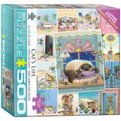 Eurographics Patterson Cat's Life Jigsaw Puzzles Multicolored 500 pc