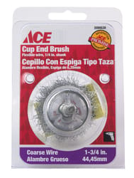 Ace 1-3/4 in. Crimped Wheel Brush Carbon Steel 4500 rpm 1 pc