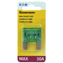 Bussmann 30 amps MAX Green Blade Fuse 1 pk