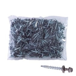 HILLMAN Power Pro No. 10 Ga. X 1.5 in. L Hex Drive Washer Head Coarse Roofing Screws