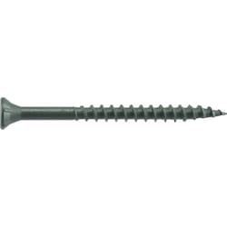 HILLMAN Deck Plus No. 10 Ga. X 3-1/2 in. L Green Star Flat Head Exterior Deck Screws 25 pk