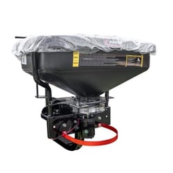Fimco 2 in. W ATV/UTV Spreader with Receiver Hitch Mount For Dry Materials 145 lb