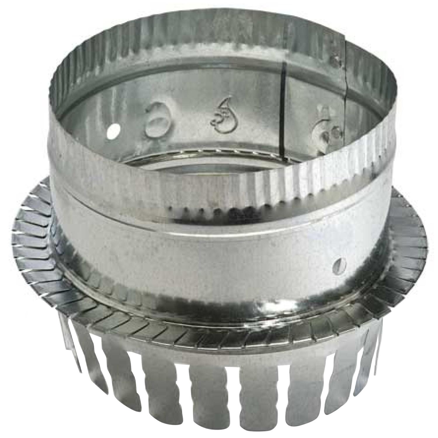 With Damper Galvanized Steel Starting Collars Take Offs The