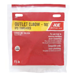 Ace 1-1/2 in. D Plastic 90 Degree Elbow