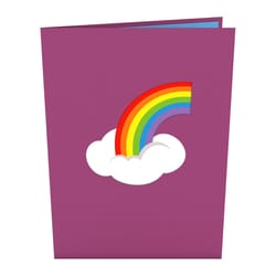 Lovepop Rainbow 3D Card Paper 1 pk