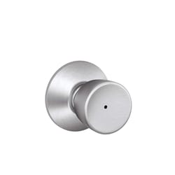 Schlage Bell Satin Chrome Privacy Lock 1-3/4 in.