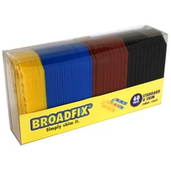 Broadfix 1.8 in. W X 8 in. L Plastic U Shims 60 pk