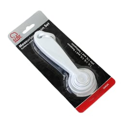 Chef Craft Plastic White Measuring Spoon