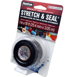 Nashua Stretch & Seal 1 in. W X 10 ft. L Black Self-Fusing Repair Tape