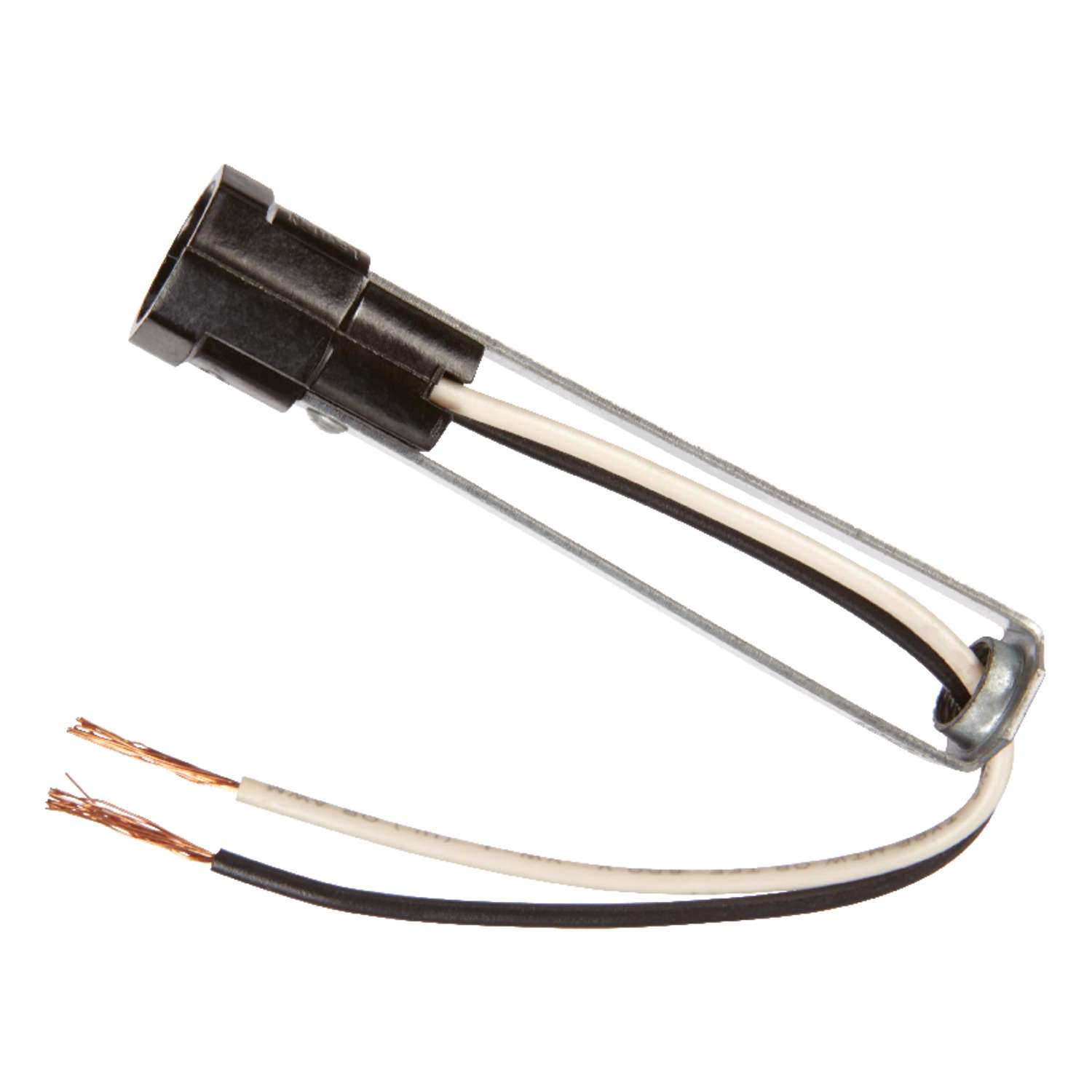 Jandorf Phenolic Candelabra Base Socket w/Double Leg Hickey 1 pk Ace