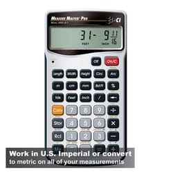 Calculated Industries Measure Master Pro Gray 11 digit Construction Calculator
