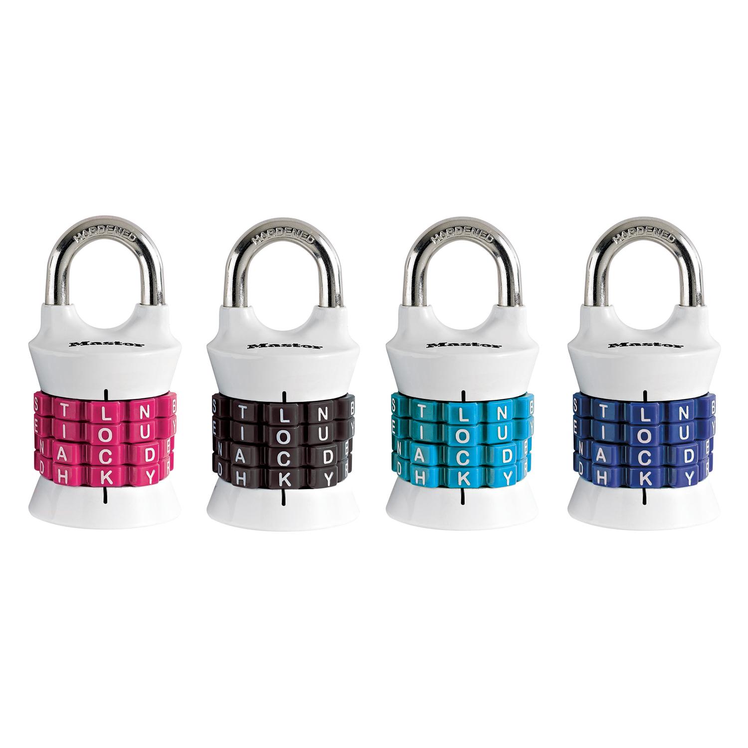 4 dial combination padlock