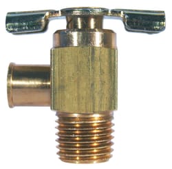 JMF Company 1/4 in. MIP Hose Brass Hose Bibb