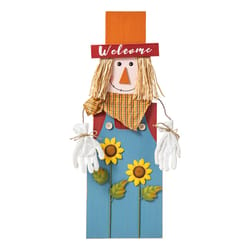 Glitzhome 30 in. Scarecrow Porch Signs