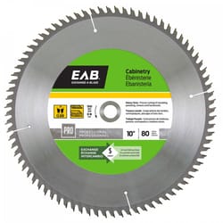 Exchange-A-Blade 10 in. D X 5/8 in. Carbide Finishing Saw Blade 80 teeth 1 pk