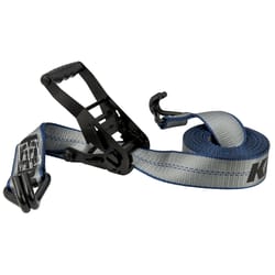 Keeper 2 in. W X 14 ft. L Gray Ratchet Tie Down Strap 3333 lb 1 pk