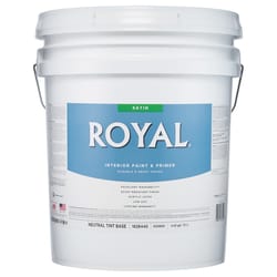 Royal Satin Tint Base Neutral Base Paint and Primer Interior 5 gal