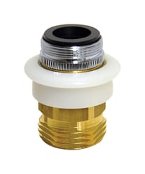 Danco Dual Thread 15/16 in.-27 or 55/64 in. Chrome Plated Aerator Adapter