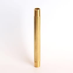 ATC 1/4 in. MPT 1/4 in. D MPT Yellow Brass Nipple 5 in. L