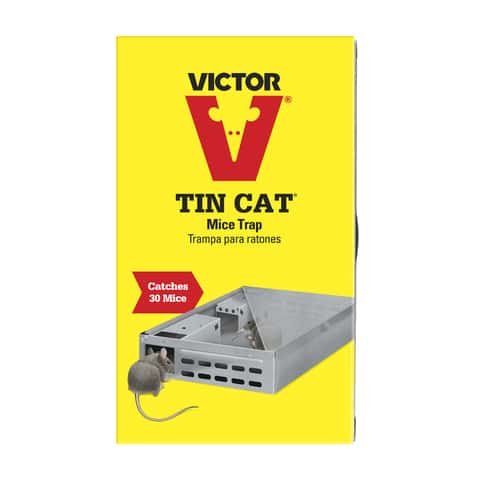 Tin Cat Humane Mouse Trap Clear Lid- Multiple Catch Live Mouse Trap