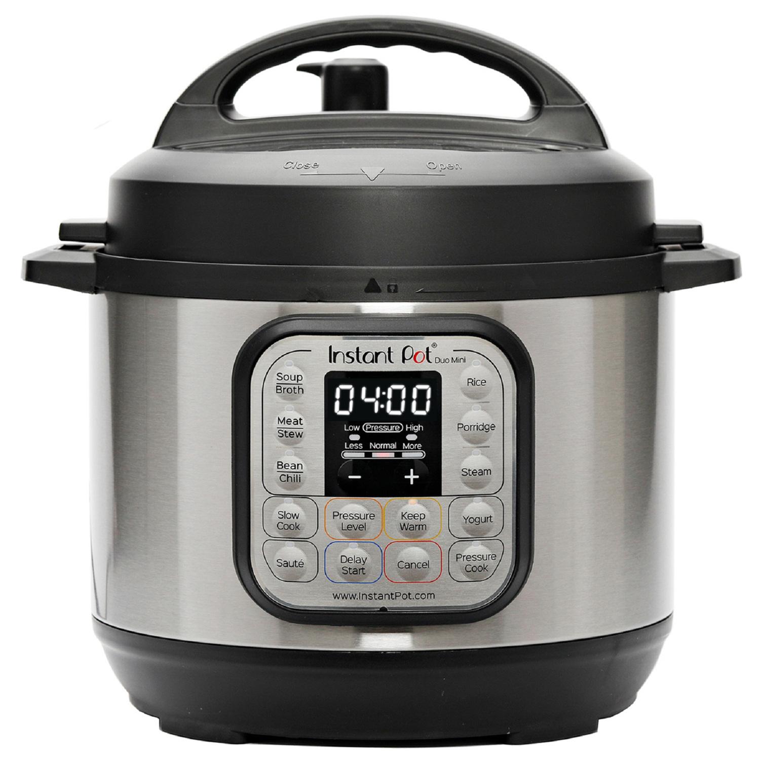 Instant Duo Stainless Steel Pressure Cooker 14.8 in. 8 qt Black/Silver Sansujyuku sansujyuku.com