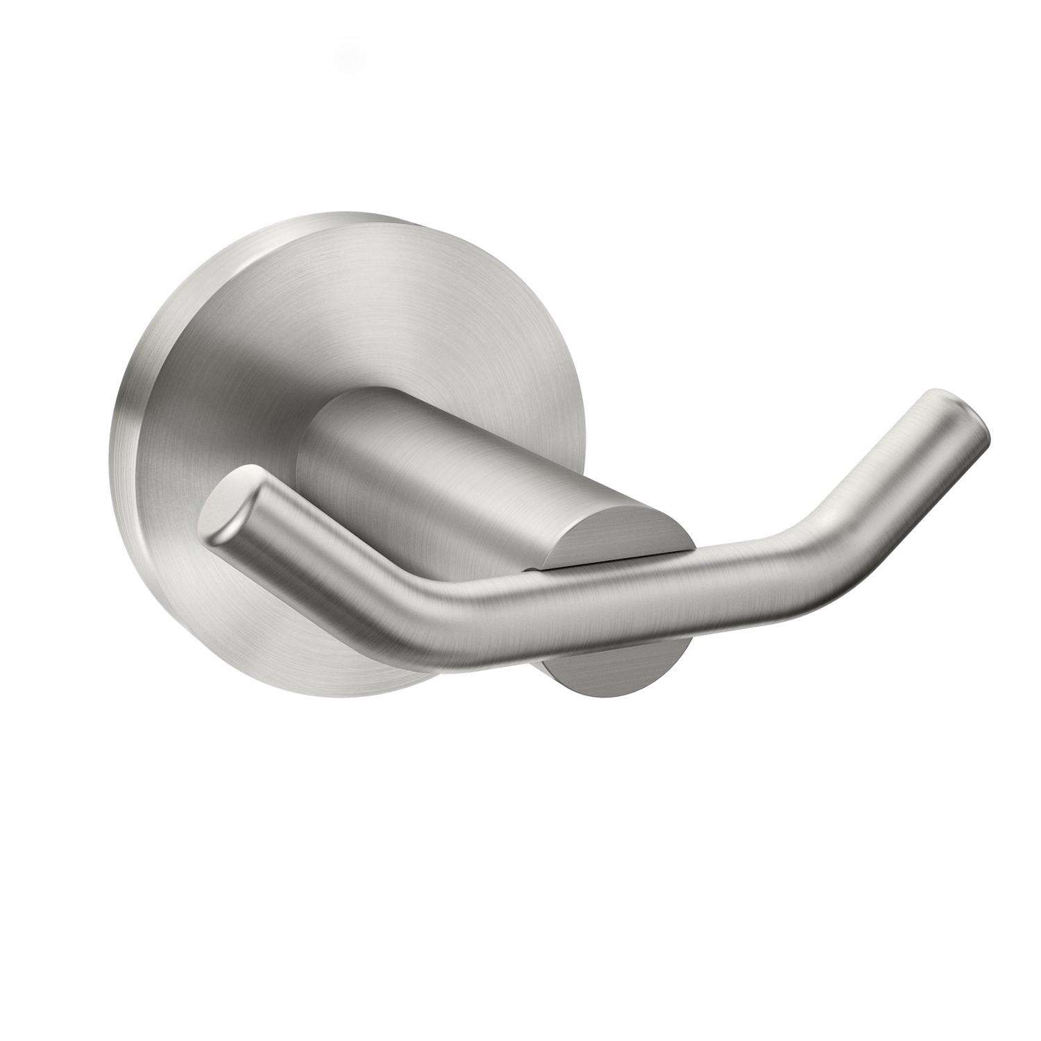 Moen Arlys 27/8 in. W X 3 in. L Brushed Nickel Silver Robe Hook Ace