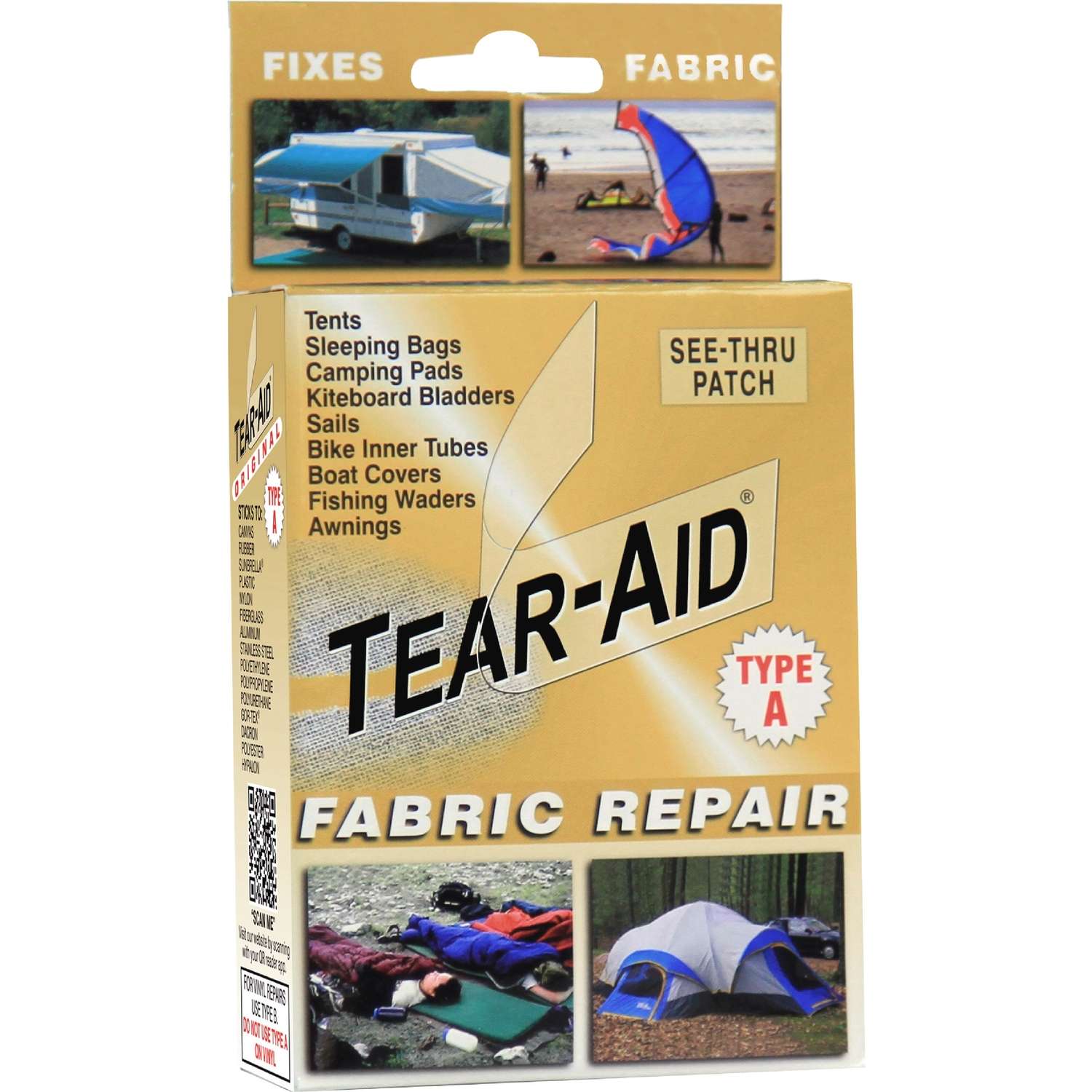 Type B Vinyl Seat Repair Kit Clear Patching Holes Tears Car Motorcycle Boat 1pc for sale online 