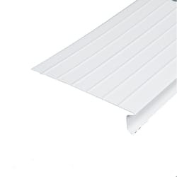 Amerimax 6 in. W X 10 ft. L Steel Drip Edge Flashing White