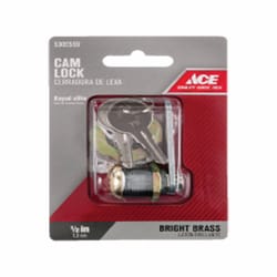 Ace Bright Brass Yellow Brass Cam Lock