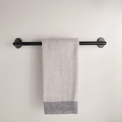 Moen Arlys Matte Black Towel Bar 24 in. L Zinc