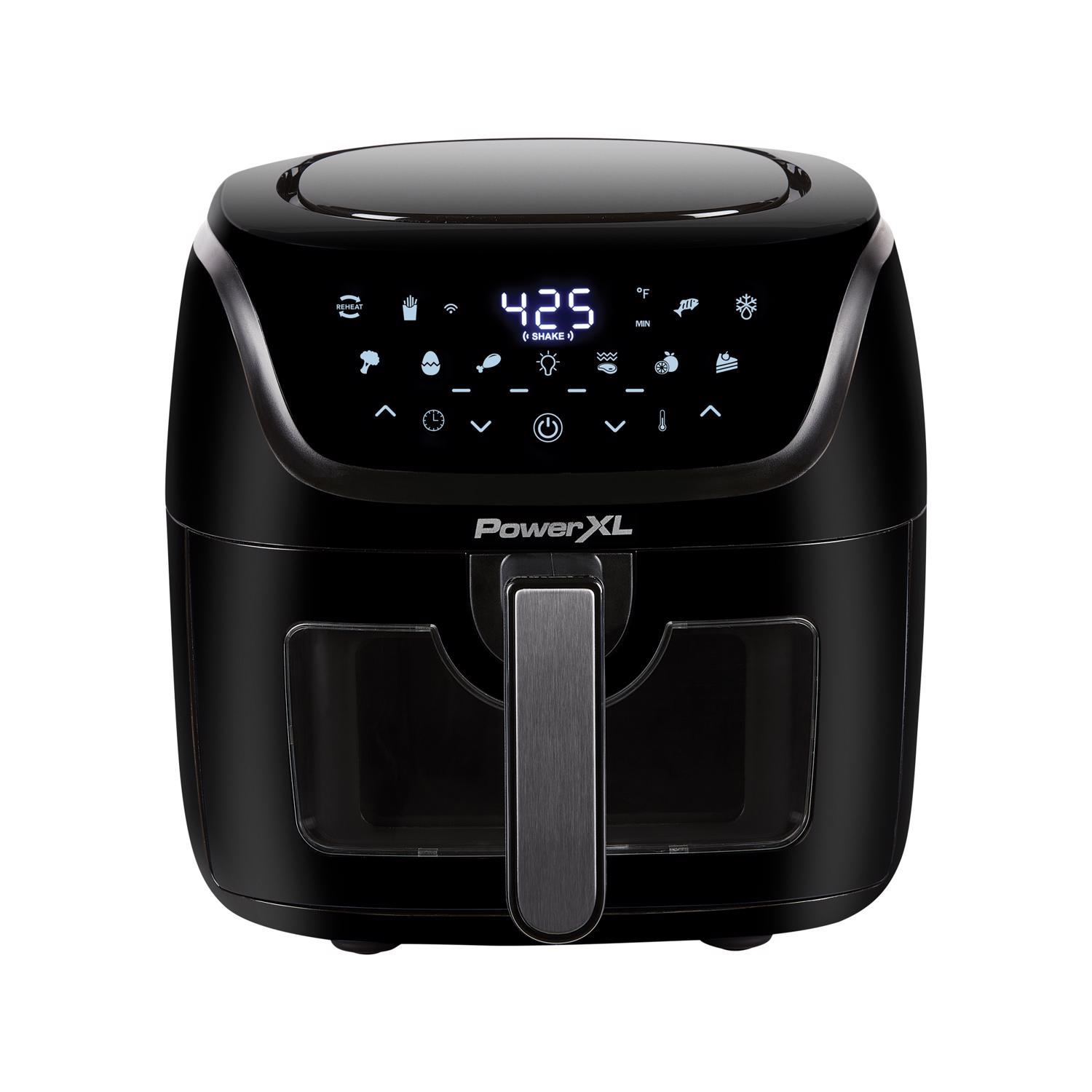 Photos - Fryer Vortex PowerXL  Pro Black 8 qt Programmable Digital Air  PXLVP-8BWIF 