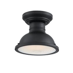Westinghouse Orson Switch Incandescent/LED Textured Black Black Outdoor Light Fixture Hardwired