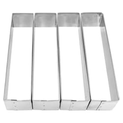 R&M International Corp 4.5 in. L Cookie Cutter Stick Silver 4 pc