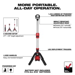 Milwaukee Rocket 1400 lm LED Dual Power Tripod Tower Light