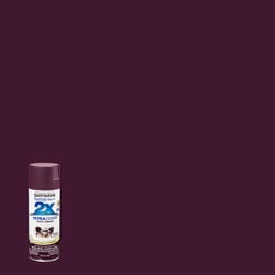 Rust-Oleum Painter's Touch 2X Ultra Cover Satin Aubergine Paint+Primer Spray Paint 12 oz