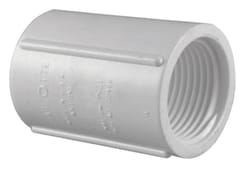 Charlotte Pipe Schedule 40 1 in. FPT X 1 in. D FPT PVC Coupling